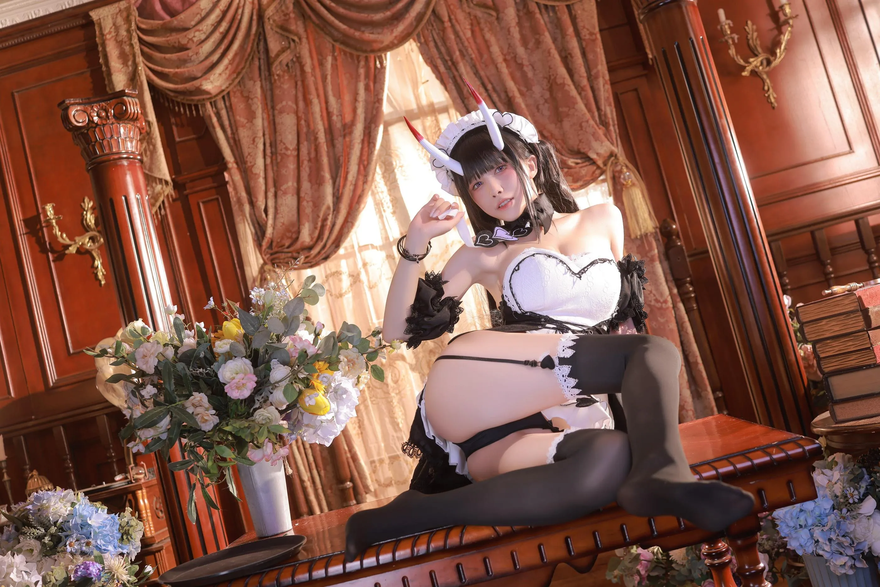 水淼Aqua – NO.123 AzurLane诺西罗女仆 [61P]插图9